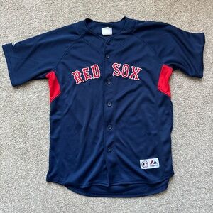 Boston Red Sox Button Up Jersey
